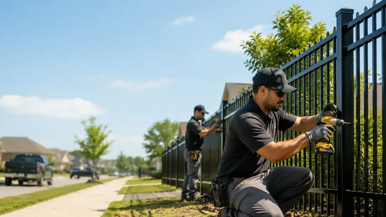 Metal Fence Installation in Irvington, AL